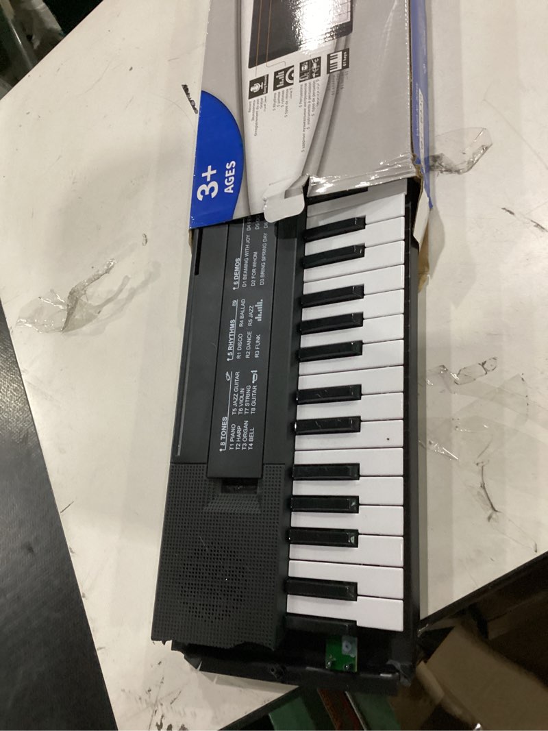 Condition photo showing Good Condition for (not tested+product may be damaged)61 keys kids piano keyboard toy with mic – portable electronic piano for 3 4 5 6 7 8 girls boys beginners birthday xmas gifts, blackge