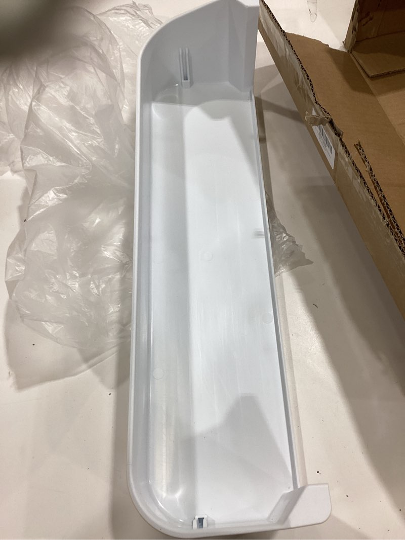 Condition photo showing Good Condition for rv refrigerator door lower shelf replacement for dometic refrigerator parts 2932575018 bottom door shelf, fits for dometic refrigerator rm2453 rm2553 rm4601