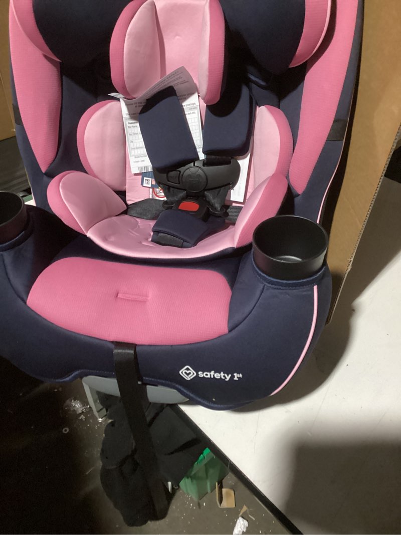 Condition photo showing Good Condition for safety 1st grow and go all-in-one slim convertible car seat, rear facing, 5-40 lbs, forward facing (30–65 lbs), high back booster seat 40-100 pounds, vineyard girl vineyard girl original