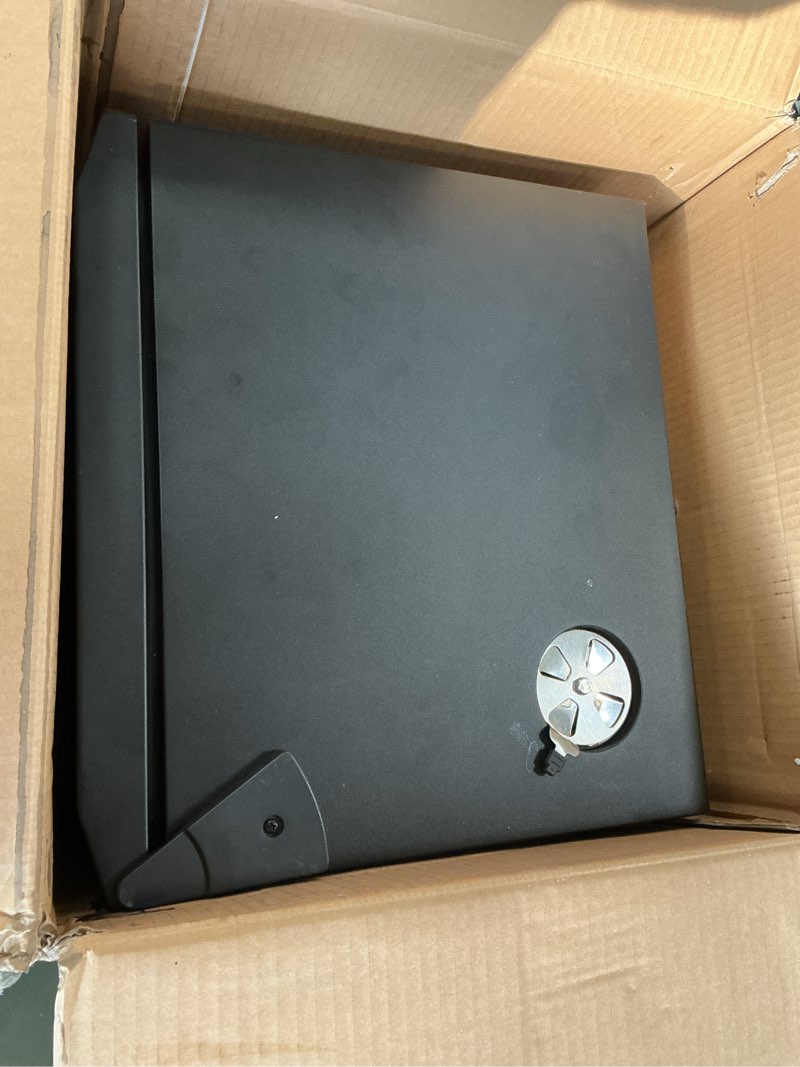 Condition photo showing As Is for Masterbuilt®710 WiFi Digital Smoker, Vertical Design, 711 Cooking Sq. Inches, 4 Chrome Coated Smoking Racks, Wood Chip Loader, Electric Fuel Source to Plug in and Start Cooking, Black Model MB20070924 30" Window, Legs & Wifi