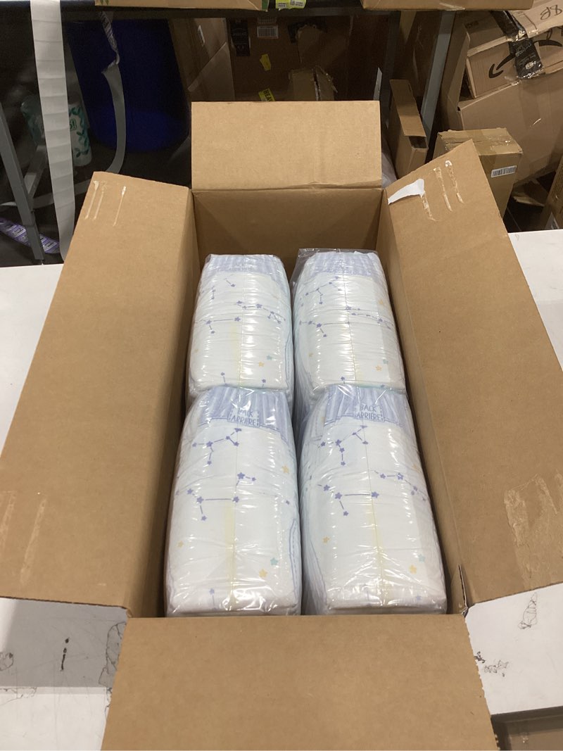 Condition photo showing New/Like New for pampers zzz overnight diapers, size 5 (27+ lbs), 88 count, nighttime protection disposable baby diaper, night time leak and skin protection size 5 88