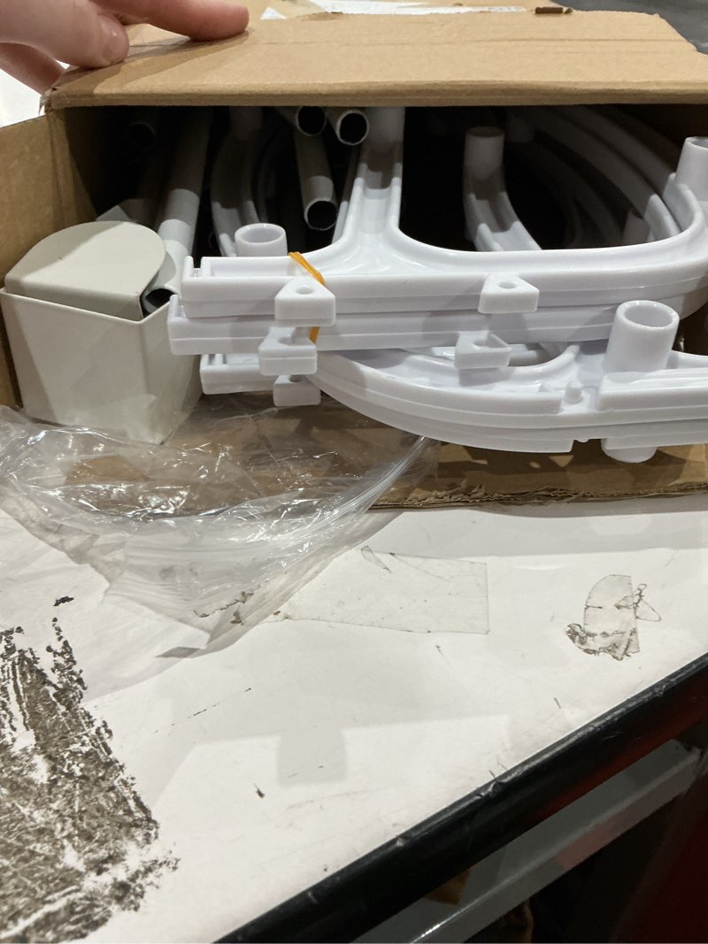 simplify 36 pair adjustable hanging over the door shoe rack, 12 tier, in white