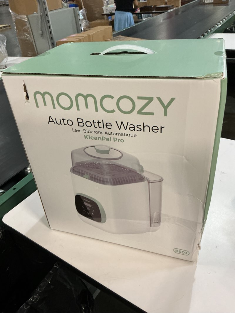 Condition photo showing New/Like New for momcozy kleanpal pro baby bottle washer, sterilizer & dryer - all-in-one cleaning machine for bottles, pump parts & baby essentials - time-saving & effortless care