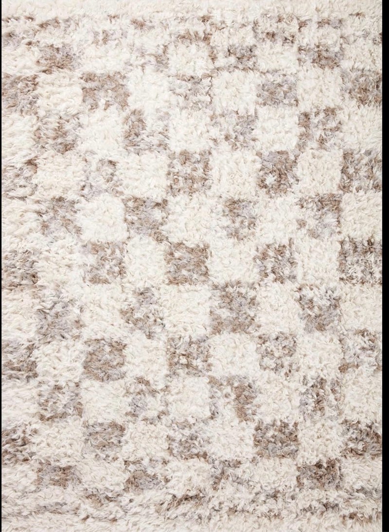 loloi angela rose amira collection ami-05 ivory / pebble 2'-3" x 4'-0" accent rug