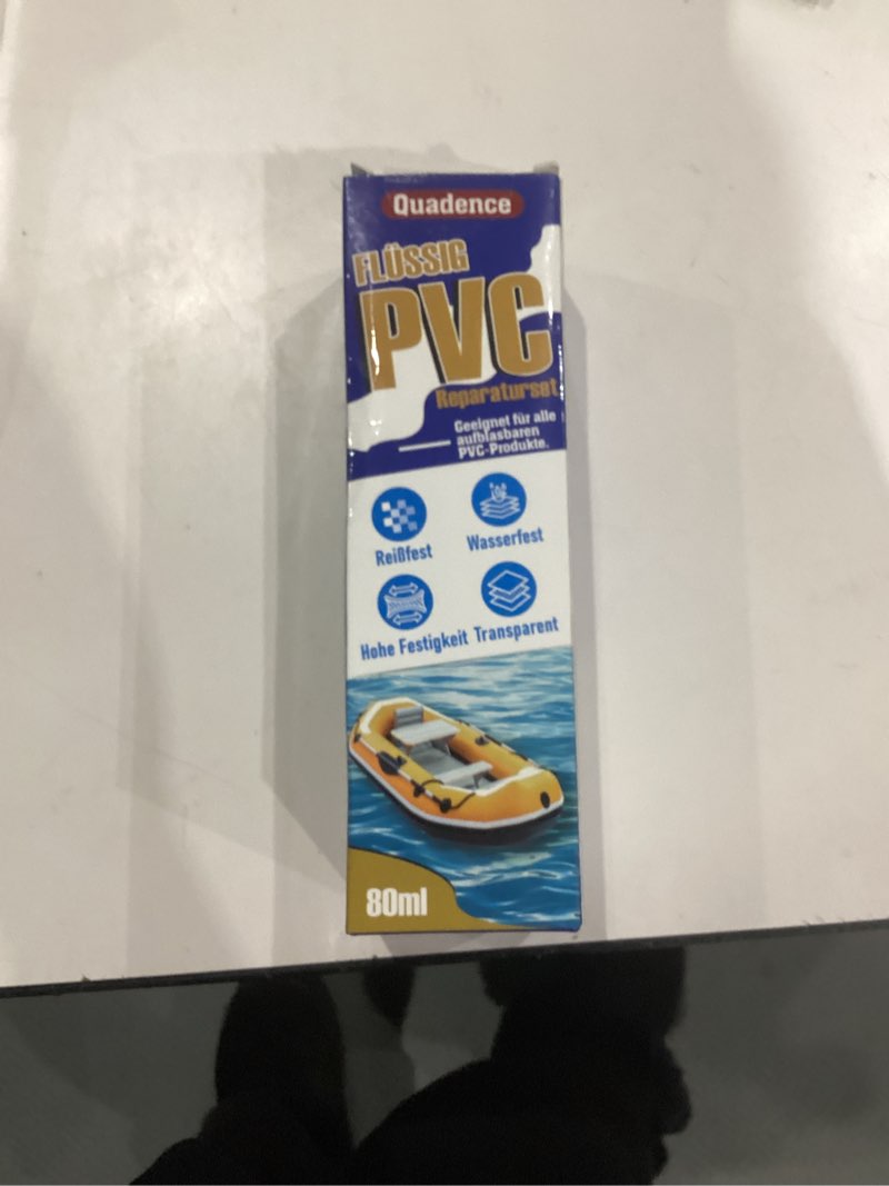 Condition photo showing item condition for Pool Patch Repair Kit, Transparent Air Mattress Repair Kit Waterproof PVC Glue for Inflatables, Air Mattress, Hot Tubs, PVC Boat, Bounce House, Kayak, Swimming Ring | UV-Resistant Heavy Duty