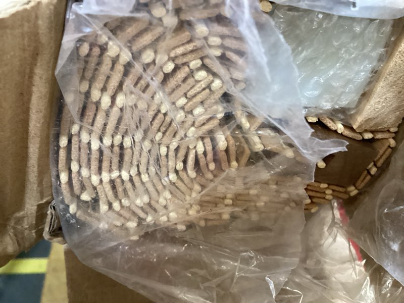 Condition photo showing Good Condition for lazblinds no tools no drill cordless bamboo roman shades, light filtering window treatment, roll up bamboo blinds for window 42'' w x 64'' h, natural 306