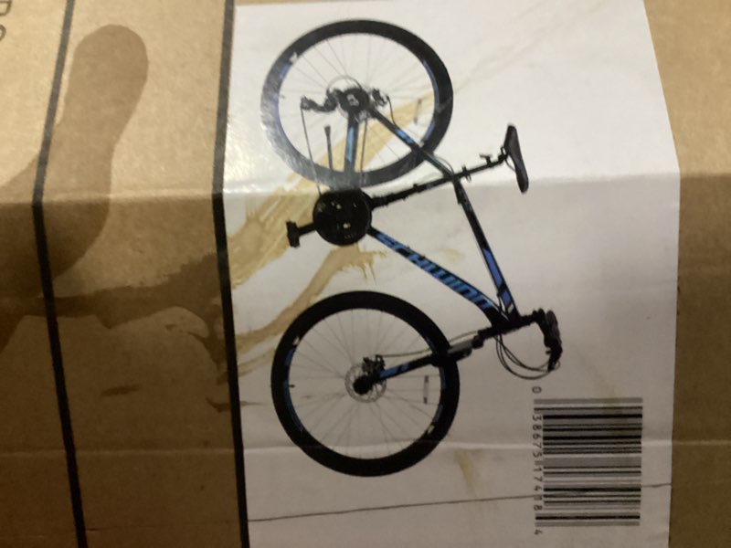 Condition photo showing New/Like New for Schwinn GTX Comfort Adult Hybrid Bike, Men and Women, Dual Sport Bicycle, 700c Wheels, Step-Through or Step-Over Lightweight Aluminum Frame Gtx 2.0 Black/Blue 18-Inch Frame