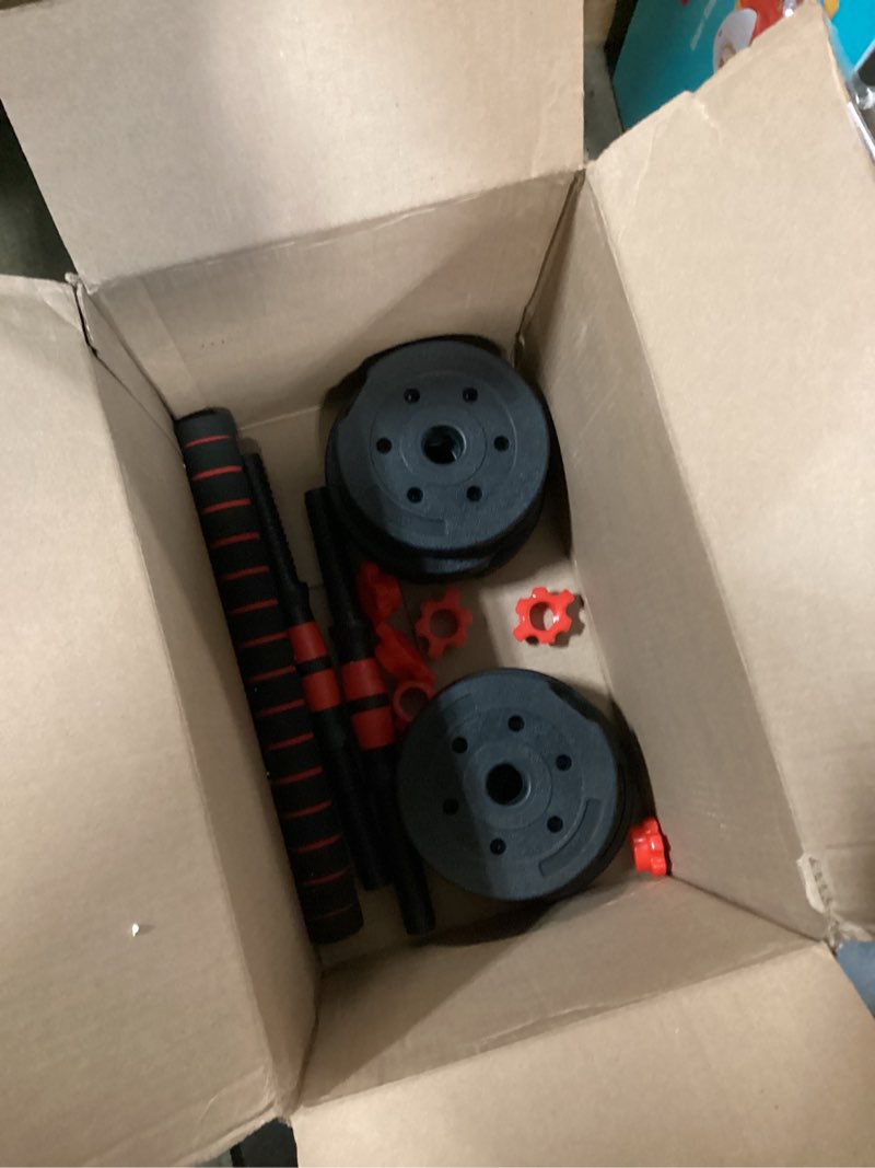 Condition photo showing Good Condition for 42 Lb. Adjustable Barbell & Dumbbell Weights Set