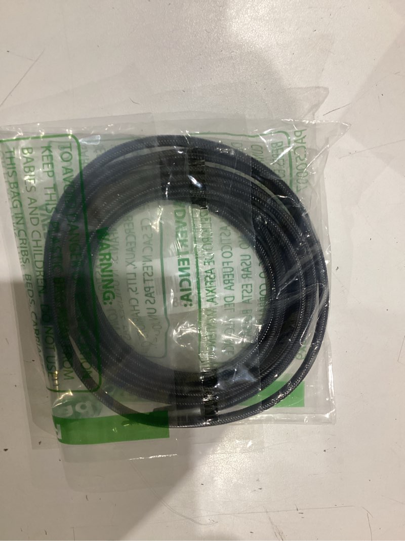 Condition photo showing Good Condition for male to male audio cable 10ft,3.5mm 4 pole nylon braided stereo aux cord for headphones, ps4,phone, tablets, headset, pc, laptop and more(10ft/3m) 10 ft