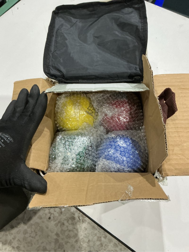 Condition photo showing Good Condition for gosports 90 mm bocce ball sets - outdoor lawn game - composite or resin