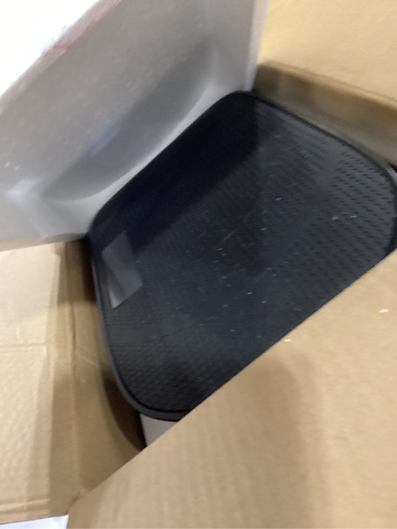 Condition photo showing Good Condition for merach vibration plate exercise machine, curved vibration plate for lymphatic drainage weight loss, vibrating plate with real-time calorie tracking on led display, workout equipment for home women men black