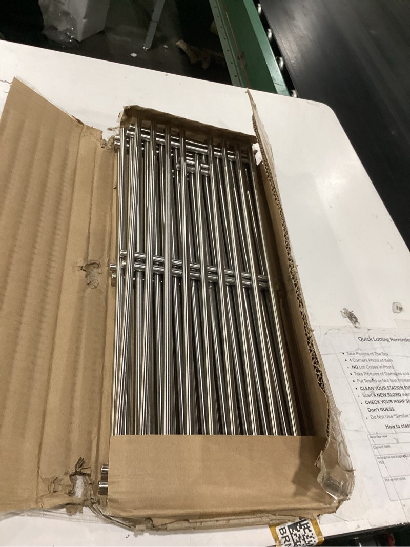Condition photo showing Good Condition for 9mm 16517 grill grates replacement for bull grill replacement parts, bbq bull angus 4 burner 47628 47629, steer premium 69008, lonestar 87049, bull outlaw 26038 26039, stainless steel grids