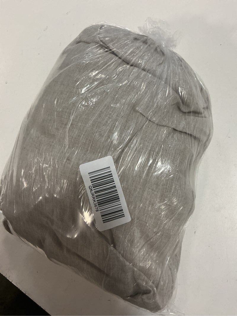 Condition photo showing Good Condition for european linen duvet cover set, full/queen, natural chambray