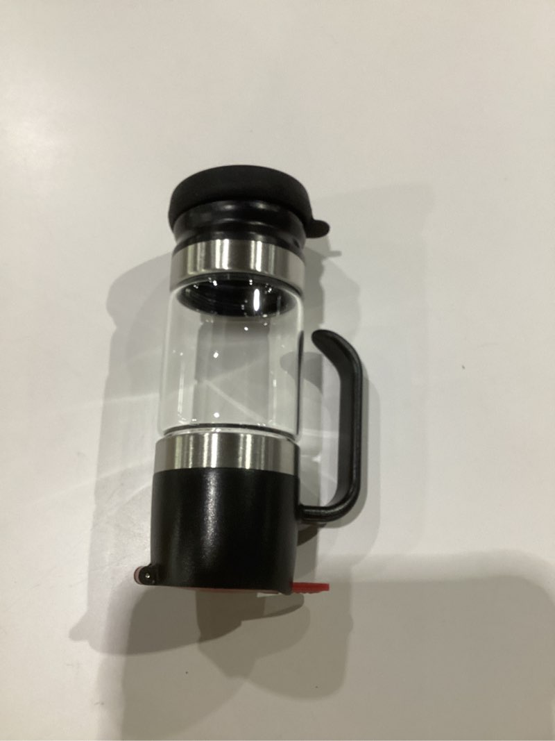 Condition photo showing New/Like New for Honey Dispenser No Drip Syrup Dispenser Glass Honey Jar with Stand for Coffee, Tea, Pancake (Black, 9 OZ) Black 9 oz