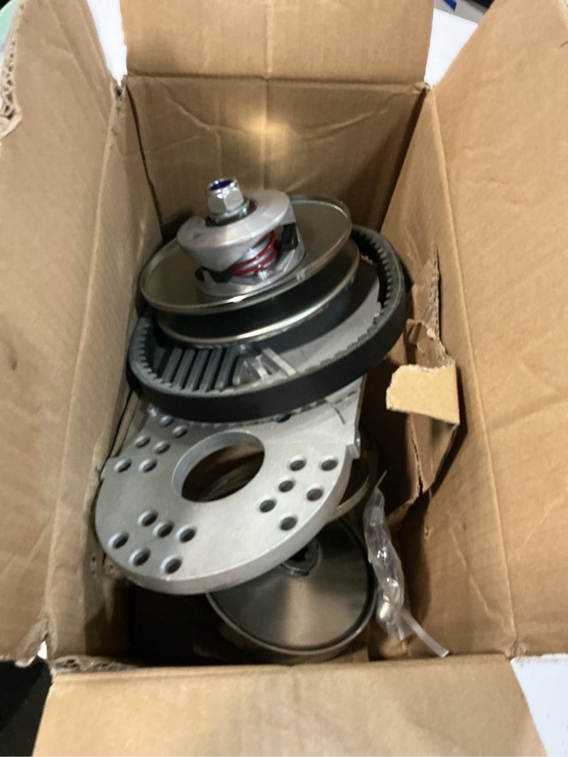 Condition photo showing As Is for 30 series torque converter kit, 2-7hp 3/4" go kart mini bike clutch 10t for #40 41 420 and 12t for #35 chain for manco comet tav2 30-75 engine 218353a 219456a 212cc (without chain) 3/4" 10t & 12t chain