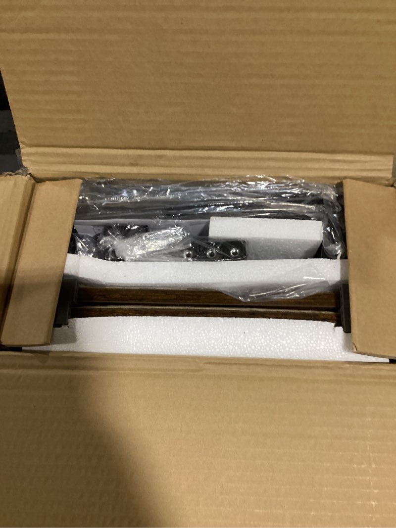 Condition photo showing New/Like New for VASAGLE Shoe Rack for Entryway, 5-Tier Shoe Rack Organizer with Storage Shelves and Spacious Top, Freestanding, Adjustable, Industrial, Rustic Brown and Ink Black ULBS038B01 5 Tiers (29.5"W) Rustic Brown + Ink Black