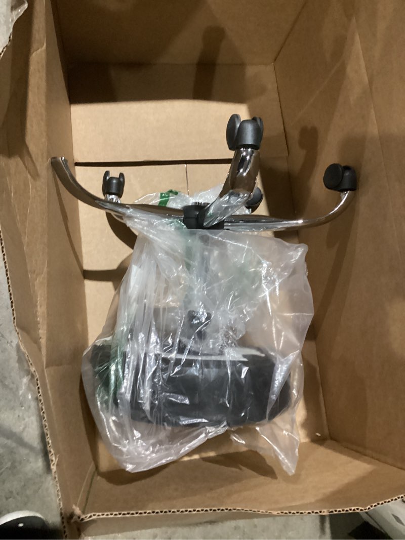 Condition photo showing Good Condition for Amazon Basics Drafting Spa Bar Stool with Wheels, Height Adjustable Swivel, Black, 22.05" D x 22.83" W x 19.88" H