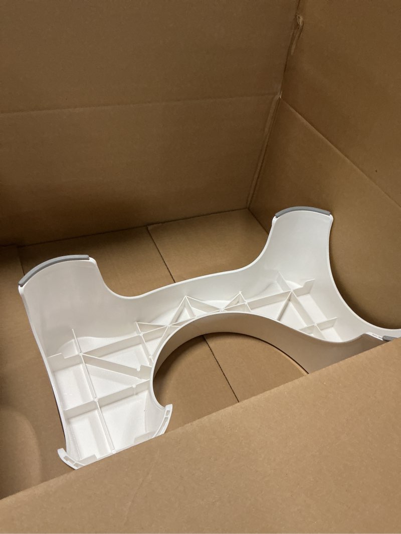 Condition photo showing As Is for Squatty Potty The Original Bathroom Toilet Stool, 7 Inch height, White White 7 Inch