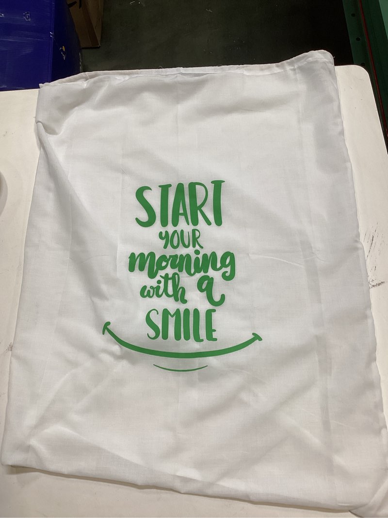 Simple Cloth Bag in White