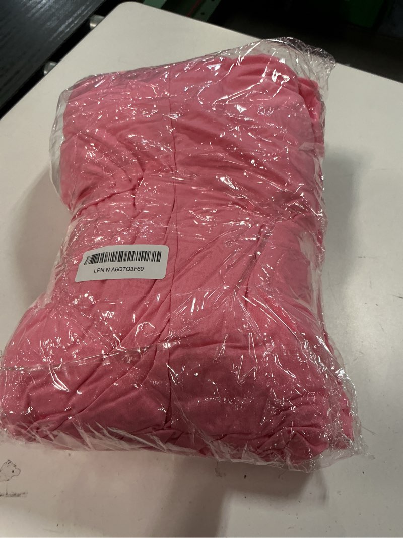 Condition photo showing Good Condition for HolidayIdeas 2 Pack Spandex Table Skirts for 6 ft Folding Table, Stretch Rectangle Tablecloth for Wedding, Banquets, Parties, Pink, 30x72 Inch Pink 30x72 Inch| 2 Pack