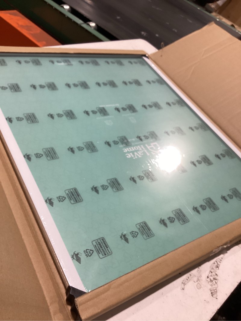 Condition photo showing Good Condition for lavie home 20x24 picture frame for wall display, 20x24 white picture frame with hd plexiglas, 20 x 24 poster frame 1 pack, display frame for vertical or horizontal, classic collection white 20x24 1