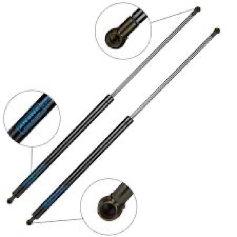 ARANA Gas Struts 28 inch 250lb Gas Springs Shock Props, 28" Lift Support with Mounting Brackets for
