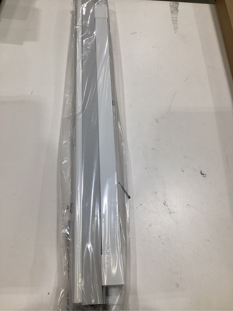Condition photo showing Good Condition for lazblinds cordless cellular shades, no tools no drill blackout honeycomb shades pleated blinds for windows, 26.5'' w x 48'' h, silver white blackout-silver white 26 1/2'' w x 48'' h