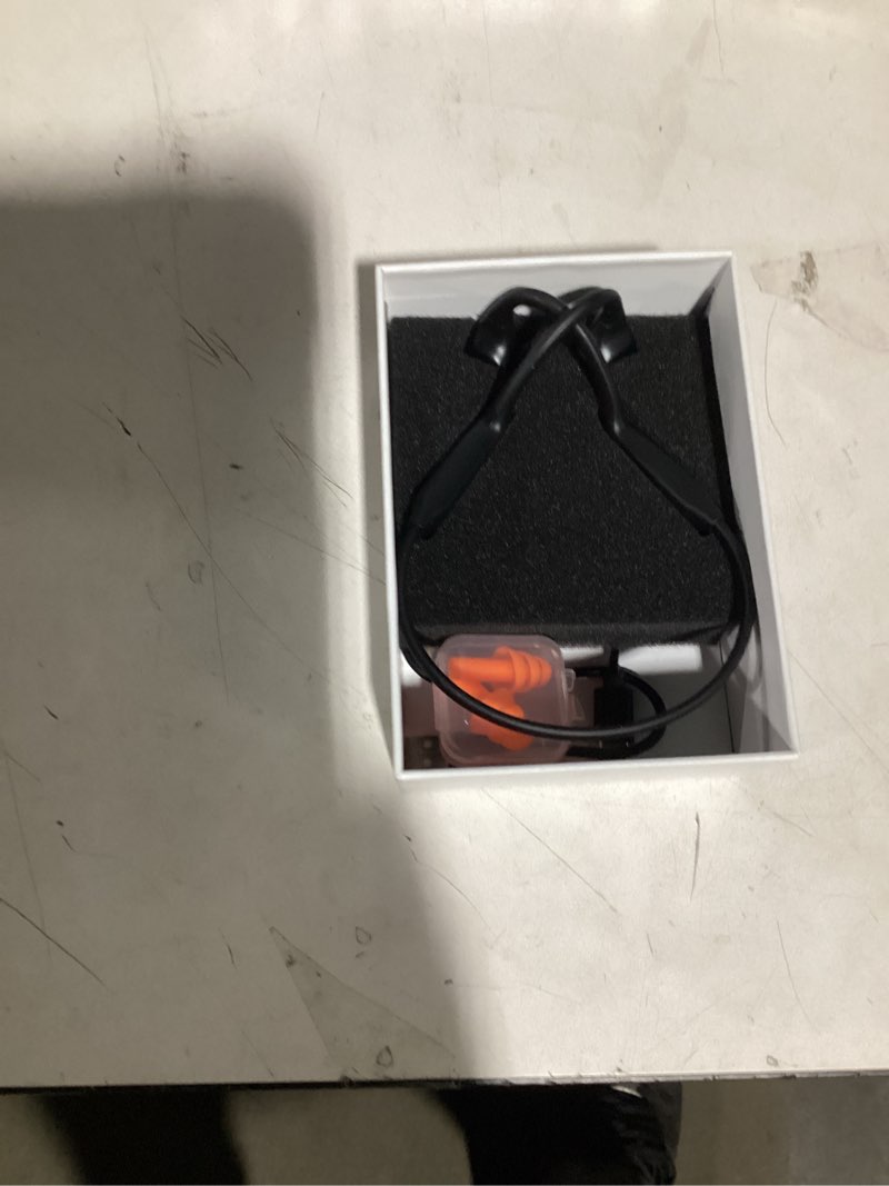 Condition photo showing Good Condition for Bone Conduction Headphones - Bluetooth 6.0 Open Ear Headphones, Comfort Fit Wireless Headphones with Mic, 10hrs Playtime, IPX6 Sweatproof, Lightweight,Premium Loud Sound for Running,Sport,Travel Black