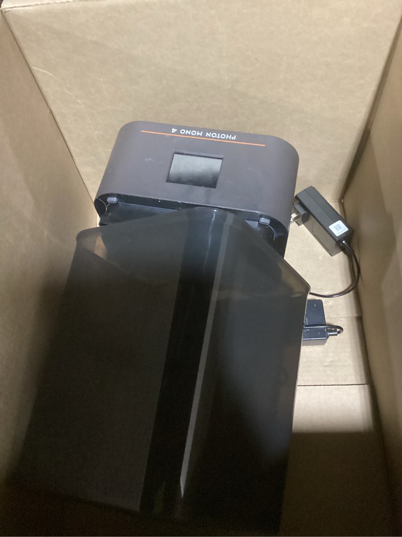 Condition photo showing Good Condition for ANYCUBIC Photon Mono 4, Resin 3D Printer with 7'' 10K Mono LCD Screen, Stable LighTurbo Light Source and 70mm/h Fast Printing, Print Volume 6.04'' x 3.42'' x 6.49''