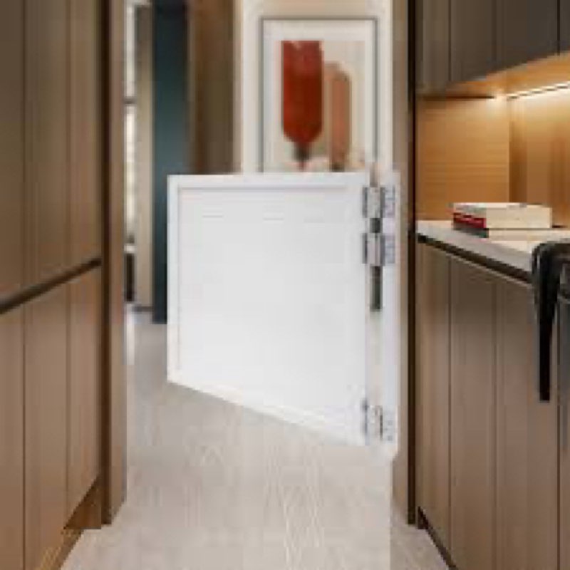 35.4'' solid wood painted café/saloon door