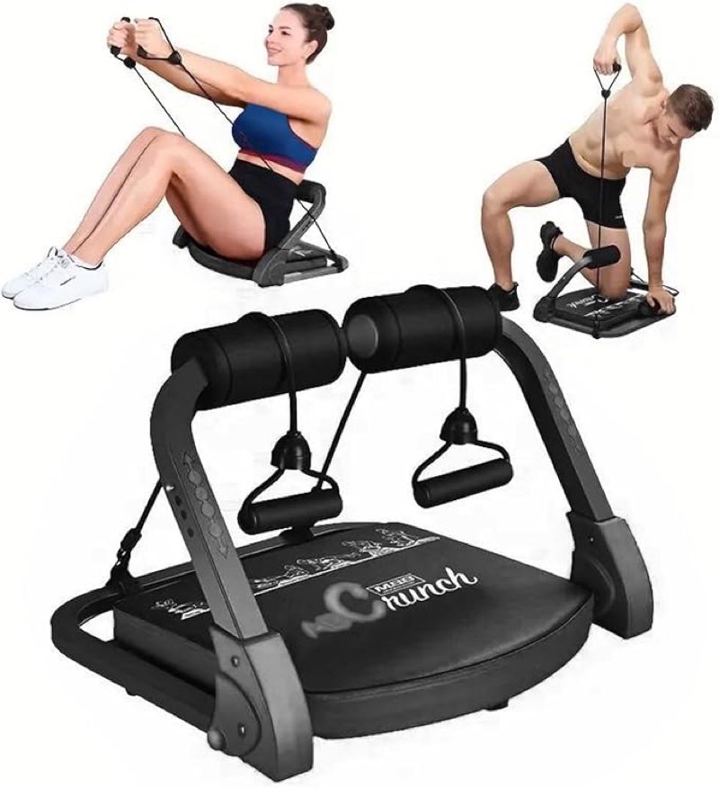 Magic BB Ab Workout Machine for Home Gym – Adjustable Core & Abs Exercise Equipment for Full Body Tr