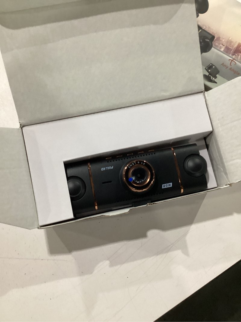 Condition photo showing New/Like New for 4 channel dash cam 360° view front rear inside & left right,4k+1080p*3 fhd car camera,5g wifi & app control,8 ir lamps night vision, g-sensor, 24h parking mode, with a free 64gb sd card