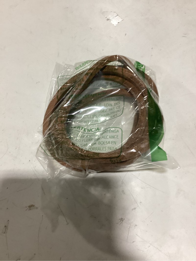 Condition photo showing As Is for gx20072 mower drive belt fits john deere 100 series 42" decks la105 la110 la115 lawn mower