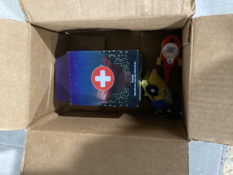 Condition photo showing Good Condition for tub works® emergency™ cars light up bath toys, 6 pack | water-activated light up toys flash & change color | soft, squeezable baby & toddler bath toys | sensory toys with bath lights for kids bath emergency – 6pk