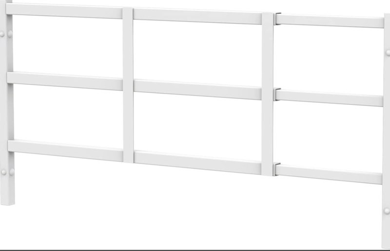 Fixed Window Safety Guard 14”x 38” Adjustable Width Prevents Accidental Falls, Non-Egress, Tamper Resistant Screws Included, White, Single Pack 14x38 inches