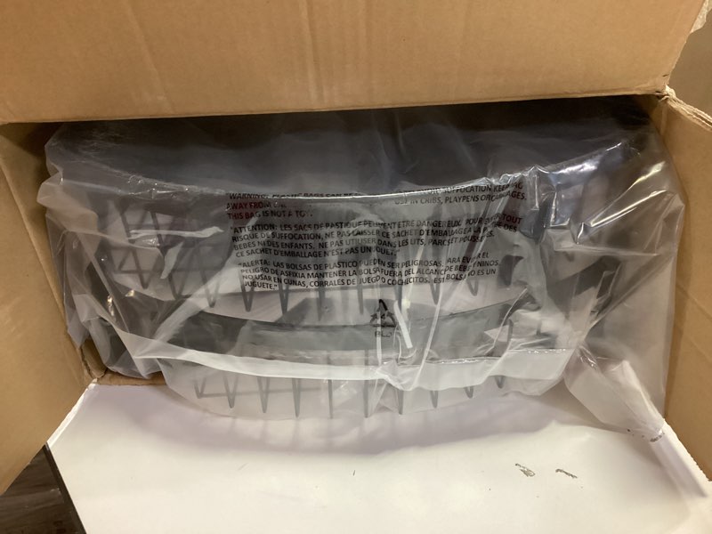 Condition photo showing item condition for 2-Tier Foldable Shopping Cart for Groceries, Collapsible Cart with 360° Rolling Swivel Wheels, Heavy Duty Multi Function Folding Utility Cart for Camping Gear, Traveling, Laundry, Garden, Pantry