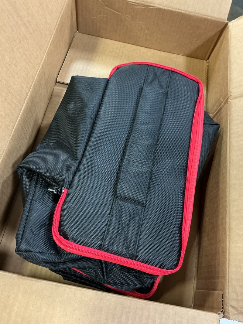 Condition photo showing Good Condition for air compressor bag compatible with inflator 2848-20/2771-20, air pump carrying box tools,storage holder for 18v 3.0/4.0/5.0/6.0/6.5/7.0/8.0ah battery (case only)-black