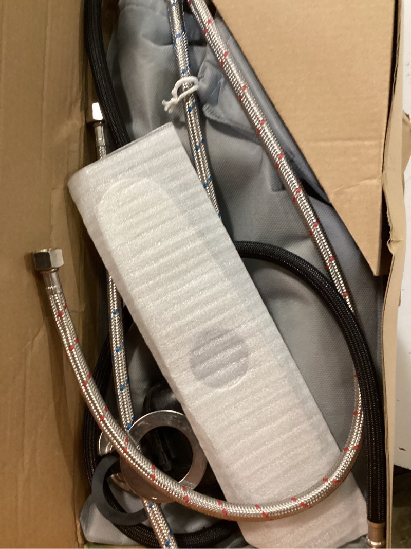Condition photo showing Good Condition for kitchen faucets, kitchen faucet with pull down sprayer and deck plate, commercial utility kitchen faucets for sink 1-3 hole for bar rv camper laundry outdoor farmhouse, brushed nickel