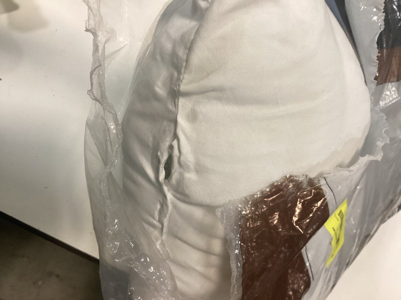 Condition photo showing As Is for allswell ultimate support bed pillow with dual function fill and removable cover, standard/queen
