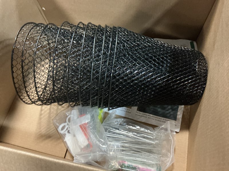 Condition photo showing Good Condition for chicken wire cloche plant covers - garden plant cloche metal heavy duty plant protectors from animals for keeping bunnies chicken squirrels birds other out (10, black) black 10