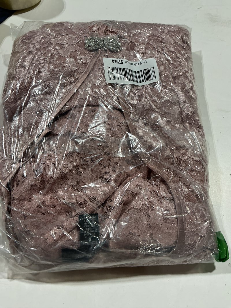 Condition photo showing Good Condition for alex evenings women's long lace jacket dress shell pink 6 long mother of the bride sequin lace jacket dress with illusion sleeves (petite and regular sizes)
