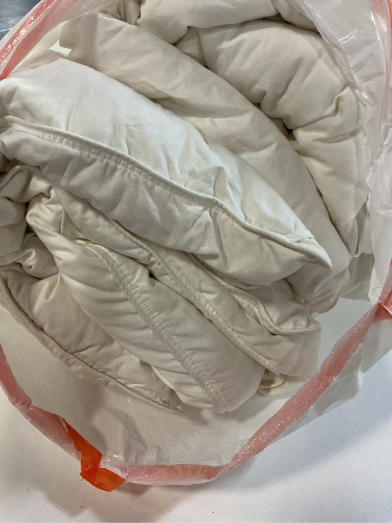 Condition photo showing Good Condition for luxe goose down comforter, king/cal king, white