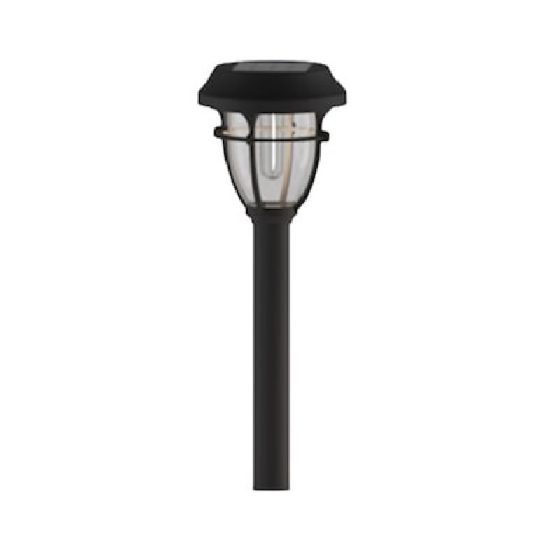 harbor breeze 10 -pack 10ct solar filament light 5 -lumens black solar led outdoor path lights