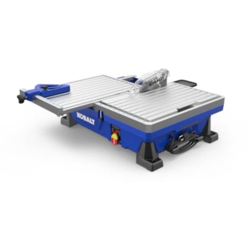 kobalt 7-in wet tabletop tile saw kws-b7-20 a-x