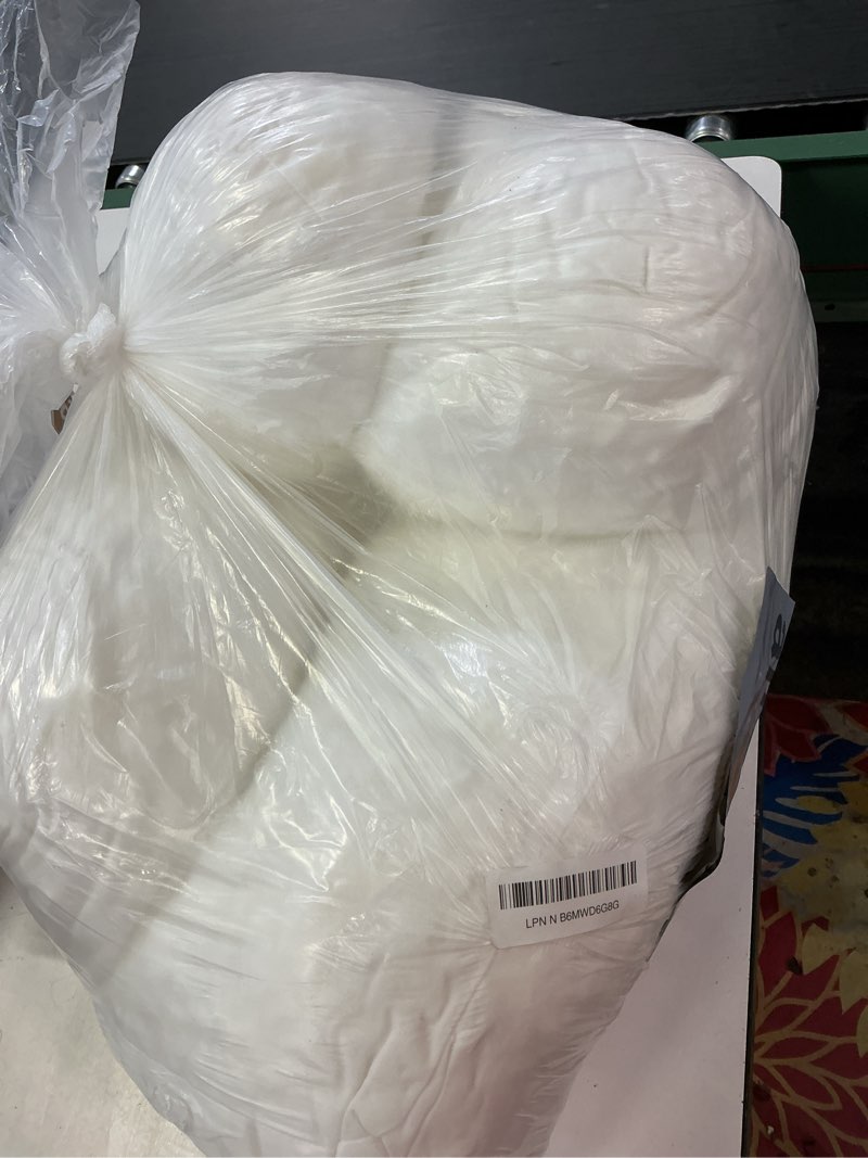 Condition photo showing item condition for Shredded Foam Sofa Back Cushions Replacement Fluffy Memory Sponge Couch Pillow with Quilted Design 28x18x5 Inch Lumbar Support Pillow for Sofa Bed Floor