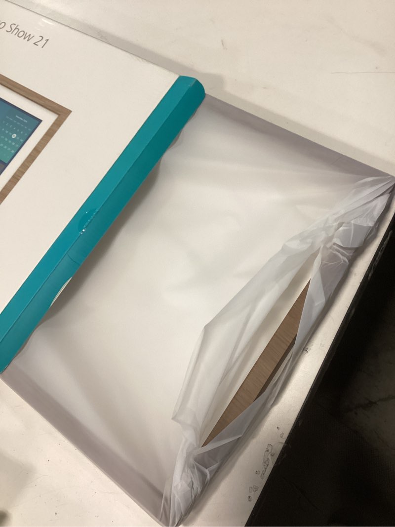 Condition photo showing Good Condition for Made for Amazon Frame for Echo Show 21 (2024 Release) Light Brown