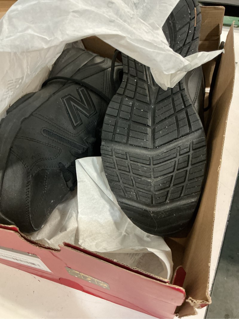 Condition photo showing As Is for new balance men's 608 v5 casual comfort cross trainer black/black 11.5 x-wide