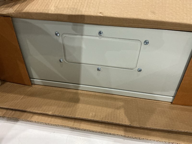Condition photo showing Good Condition for outdoor electrical box 24x 24 x 8''d nema 4x enclosure steel box, waterproof & dustproof outdoor/indoor lockable electrical junction box, with mounting plate 24 x 24 x 8''