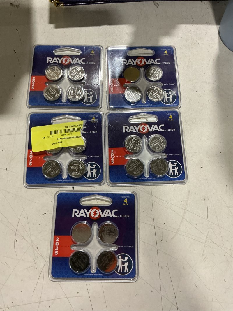 Condition photo showing Good Condition for rayovac kecr2032-4g 3v cr2032 lithium coin button batteries - 4/pack (pack of 5)