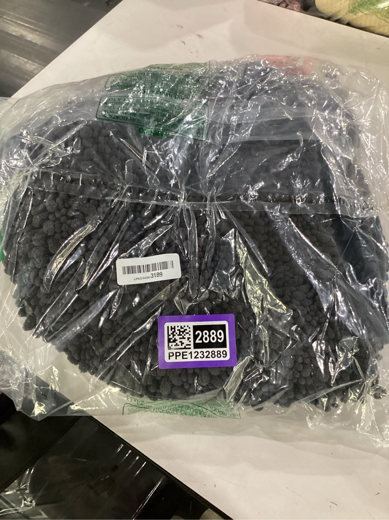 Condition photo showing Good Condition for ilango bathroom rugs dark grey 60x24,extra soft absorbent chenille bath rugs,thick non-slip shaggy bath mat,machine washable quick dry bath mats for bathroom runner floor, tub, shower accessories dark grey 24"×60" bathroom rug(bathtub)